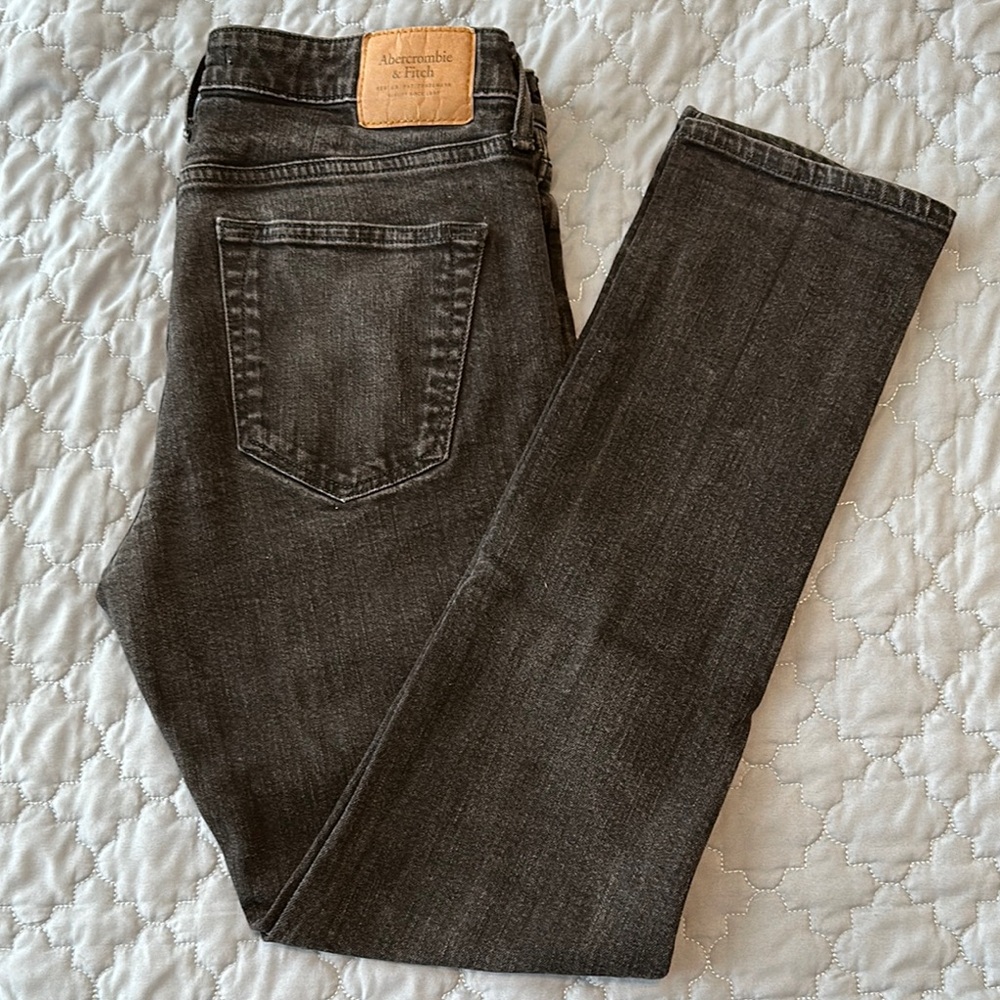 Abercrombie & Fitch Black Slim Jeans Classic Style